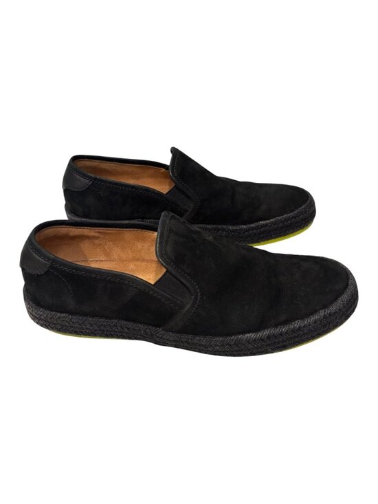 Donald J. Pliner Black Leather Espadrille Slip-On Loafers Men’s Size 9.5 Casual main image 4